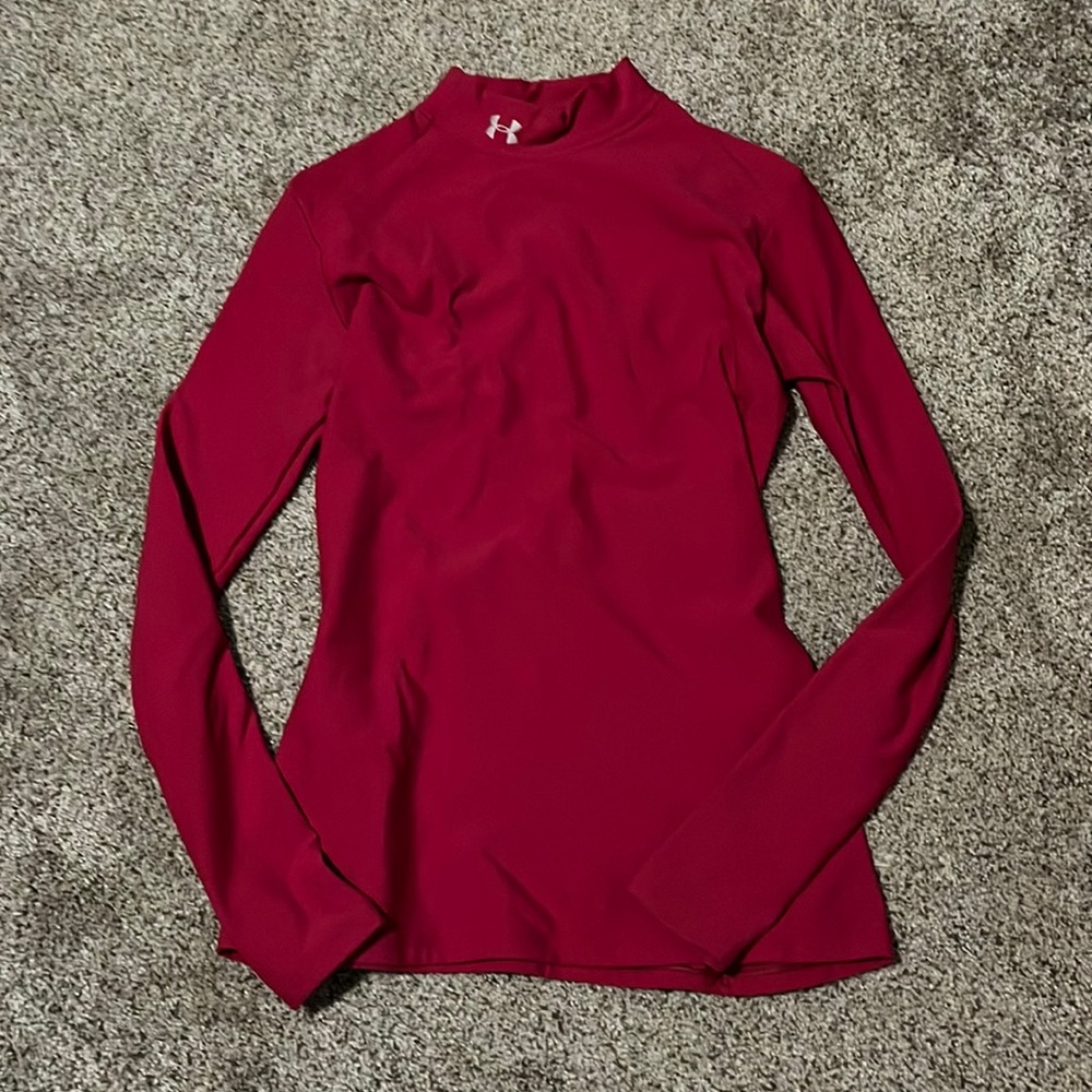 Under armour Large Hot Pink long sleeve turtleneck